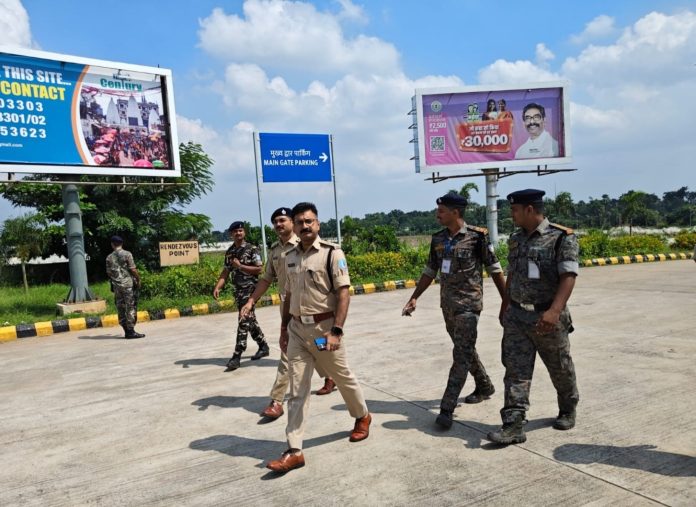 Deoghar Airport, Airport Security, SP Pravin Pushkar, Jharkhand News, Deoghar News, Police Inspection