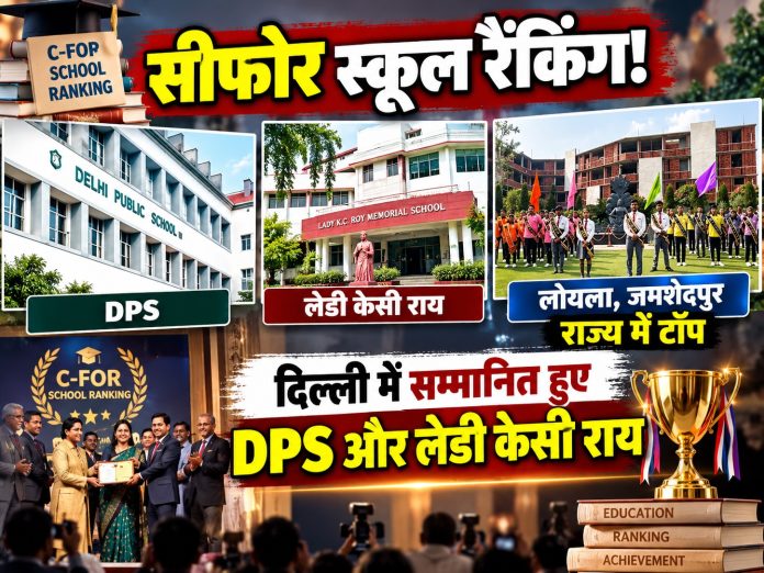 Ranchi News, Cfore School Ranking, DPS Ranchi, Lady KC Roy Memorial School, Loyola School Jamshedpur, Jharkhand Education