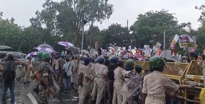 BSSC Exam Candidates Protest