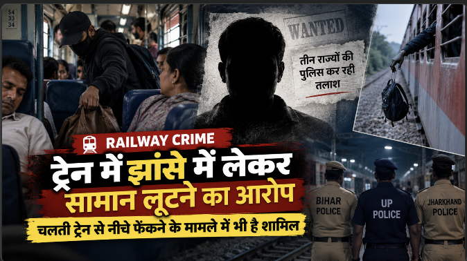 Railway Crime: ट्रेन यात्रियों को झांसे में लेकर लूटने के आरोप