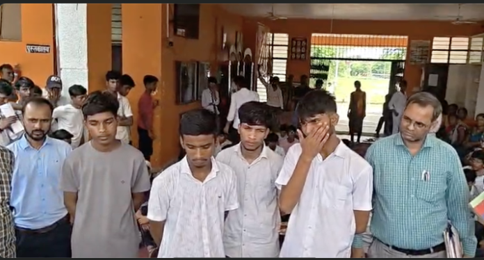 नवोदय छात्रावास में छात्रों के बीच बवाल! जमकर हुई रोड़ेबाजी
