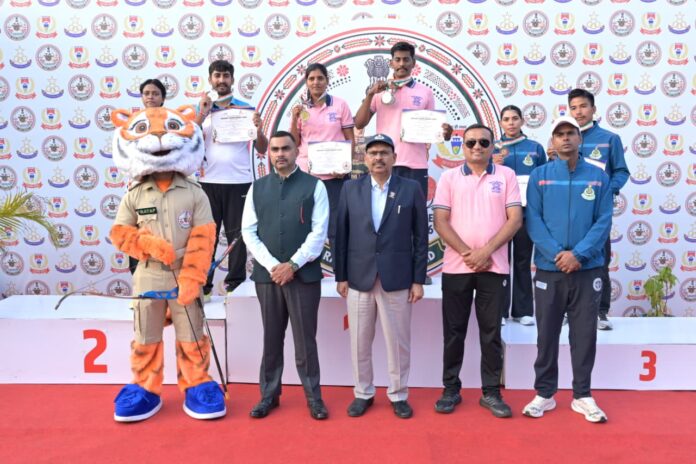 All India Police Archery Competition, Ranchi Khelgaon, Jharkhand Police, Archery medal winners, ITBP, CISF, Assam Rifles, national police games