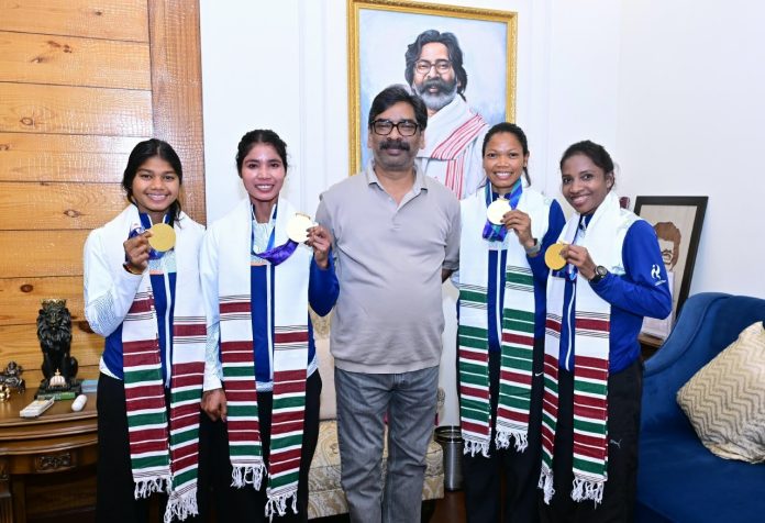 Asian Games 2026, Jharkhand daughters, gold medal, women hockey team, Chief Minister Hemant Soren, Ranchi news, sports achievement