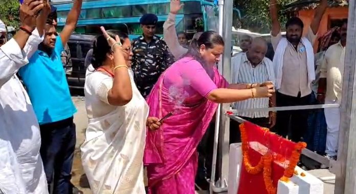 Bokaro news, Shweta Singh MLA, water supply project, deep boring, water tower, Nayamore bus stand, Jharkhand local governance