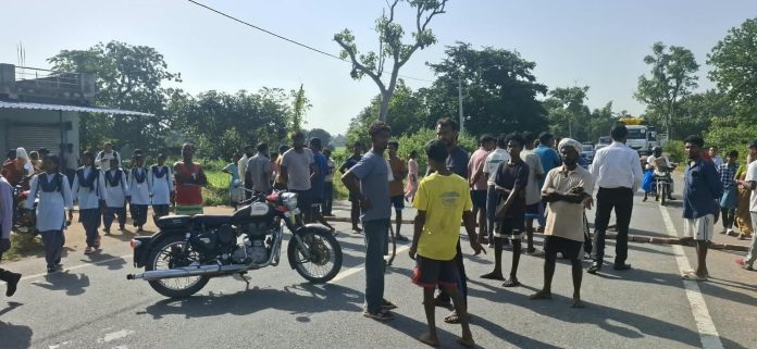 Chanho News, Ranchi Road Accident, Child Death, Khelari Bijupada Road, Villagers Protest, Ranchi Police, Crime News Jharkhand
