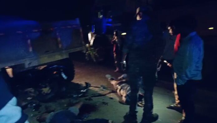 Gumla news, Ghaghra police station, Gumla road accident, NH-143A accident, scooty tractor collision, Liban Oraon, Jharkhand road mishap