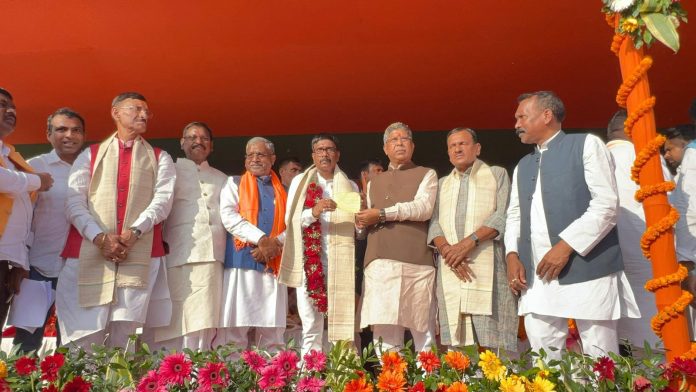 Harelal Mahto, AJSU to BJP, Ichagarh news, Babulal Marandi, Arjun Munda, Jharkhand political news, Kolhan news