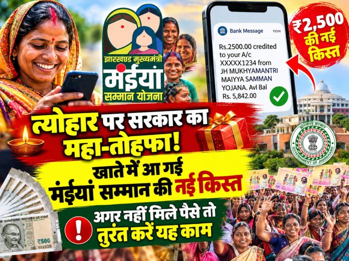 Maiya Samman Yojana, Koderma News, Jharkhand Government, DBT Payment, Hemant Soren, Durga Puja Gift, Women Welfare Schemes, Jharkhand News
