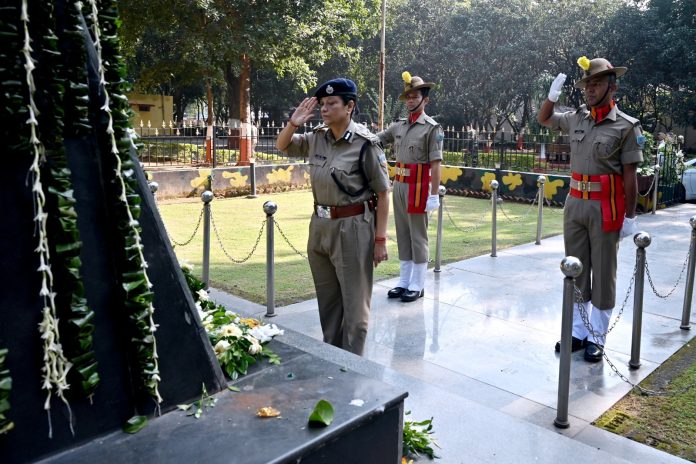 Ranchi News, JAP-1 Ground, Police Commemoration Day, DGP Jharkhand, Martyr Memorial, Jharkhand Police, BSF, Central Forces, Latest News