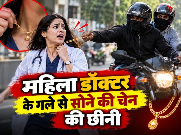 Ranchi crime news, Pundag police outpost, Lajpat Nagar Ranchi, chain snatching Ranchi, lady doctor robbed, Jharkhand news