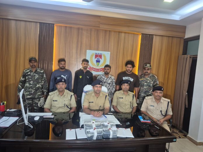 Ranchi news, Dhurva police, brown sugar seized, drug trafficking, NDPS Act, Jharkhand crime news, local updates
