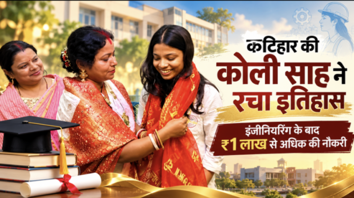 कोली साह ने इंजीनियरिंग की पढ़ाई के बाद एक लाख रुपये से अधिक मासिक वेतन वाली नौकरी