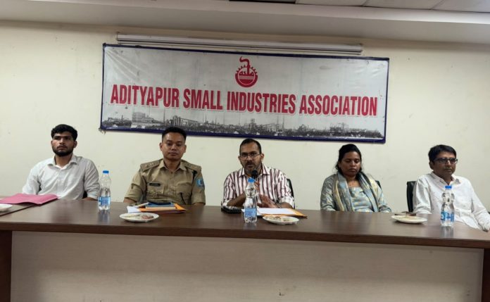 Seraikela news, Adityapur Durga Puja, DC Nitish Kumar Singh, SP Manoj Swargiary, Durga Puja security, Jharkhand police, law and order Seraikela
